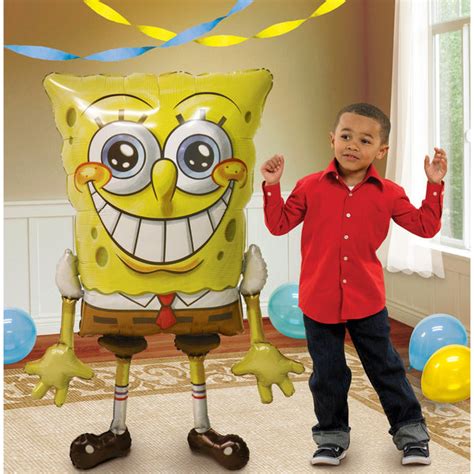 SpongeBob 46" Airwalker Birthday Balloon – Balloonsforeverythingonline