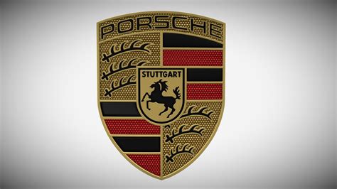 Detailed Porsche logo - Download Free 3D model by Twardun (@Twardunger) [c69d922] - Sketchfab