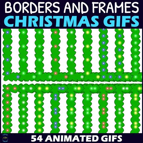 Animated Christmas Lights Border