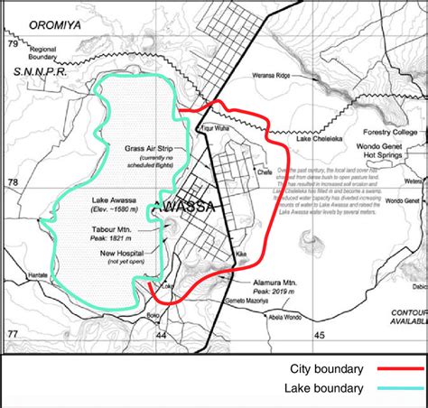 Map of Hawassa city. Source: SNNPRS Finance and Economic Development... | Download Scientific ...