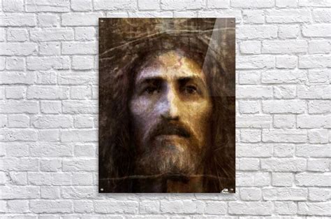 Christ face reconstruction by ArtofCaelia Wall Art