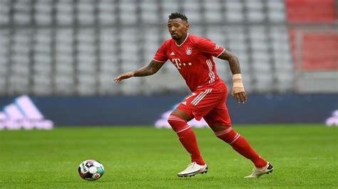 Jerome Boateng trains with Bayern Munich