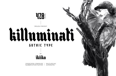 18 Gorgeous Gothic Fonts For Displays, Headings, and Logo Design (2024)