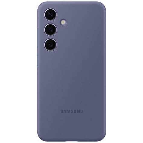 Samsung Coque Silicone Violet Galaxy S24 - Coque téléphone - Garantie 3 ...