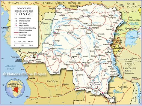 Political Map Of Drc - Cyndie Consolata