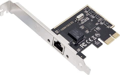 2.5 Gigabit Ethernet PCI Express PCI-E Network Controller Card 10/100/1000/25000 Mbps RJ45 LAN ...