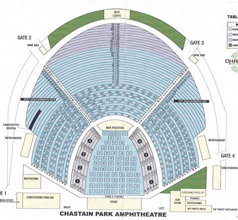 chastain park seating chart with seat numbers | Brokeasshome.com