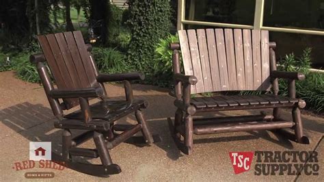 Tractor Supply's Red Shed Out Door Furniture - YouTube