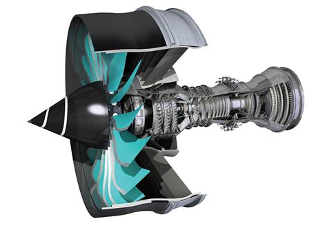 Cutaway drawing of Rolls-Royce’s UltraFan high-bypass geared turbofan [1024 x 723] : r/MachineFans