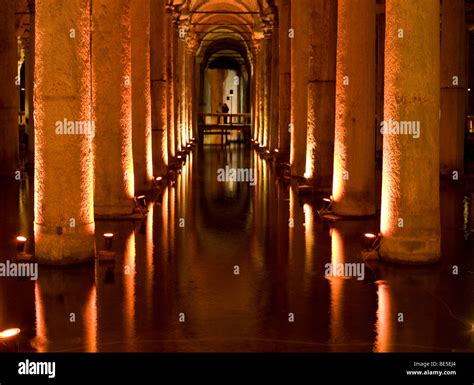 Basilica Cistern, Roman underground water reservoir, Istanbul, Turkey ...