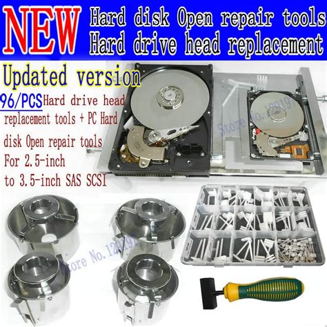 96/PCS Hard drive head replacement tools + PC Hard disk Open repair tools For 2.5 inch to 3.5 ...