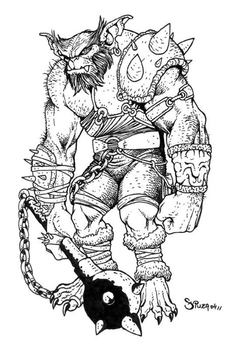 bugbear by madeinbrasil | Bugbear art, Concept art characters, Rpg portrait