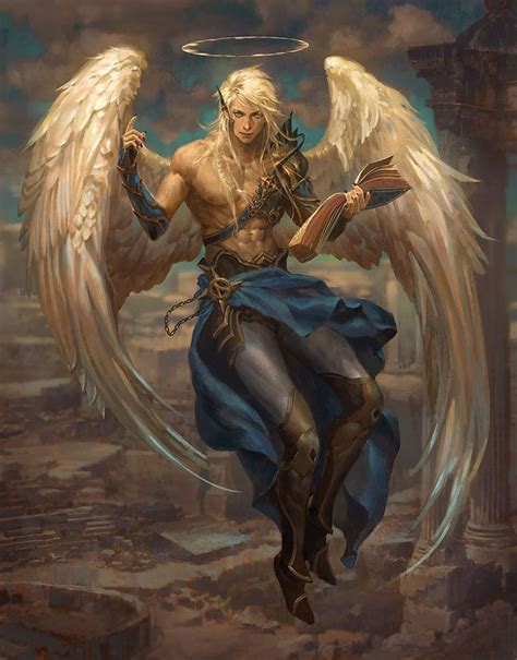 Aasimar; Angel; Daeva; Nephilim; shirtless fantasy men; pathfinder; D ...