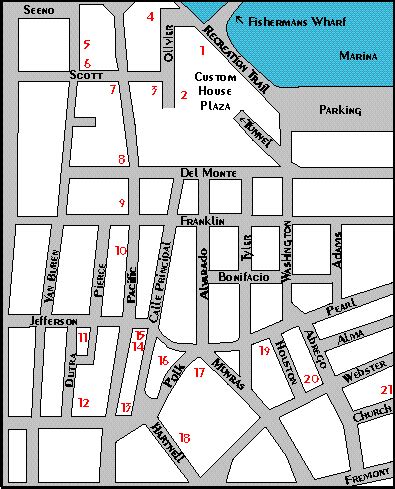 Monterey County Historical Society, Local History Pages--Map of ...