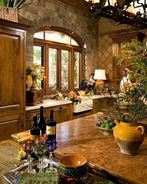 61+ Magnificent Rustic Interior with Italian Tuscan Style Decorations | Rustic italian decor ...