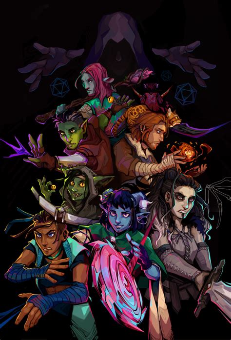 Critical Role Mighty Nein Phone Wallpaper