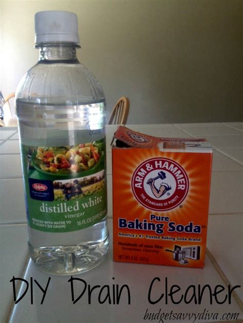 How to Make Drain Cleaner Using a Couple Household Ingredients - Budget Savvy Diva