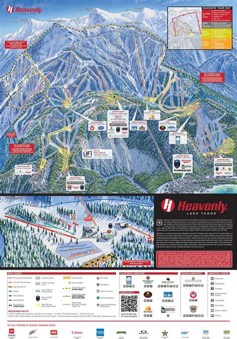 Heavenly Ski Resort Map - Vikki Jerrilee