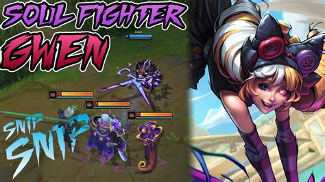 ️ SNIP THEIR SOULS WITH SOUL FIGHTER GWEN | Erick Dota PBE Skin Review ...