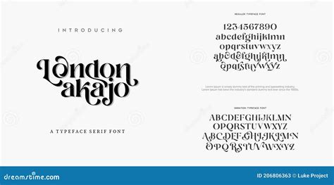 Abstract Fashion Font Alphabet. Minimal Modern Urban Fonts for Logo, Brand Etc Stock Vector ...