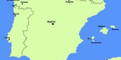 Spain map - Maps Spain (Southern Europe - Europe) - Regions