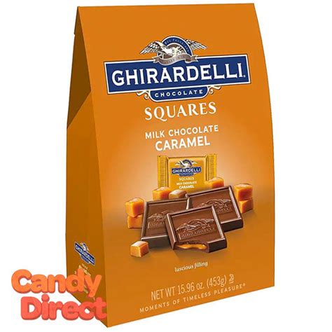 Milk Chocolate & Caramel Ghirardelli Squares - 6ct Large Bags – CandyDirect.com