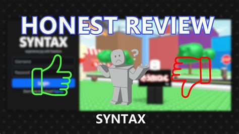 Roblox Revival Review: Syntax - YouTube