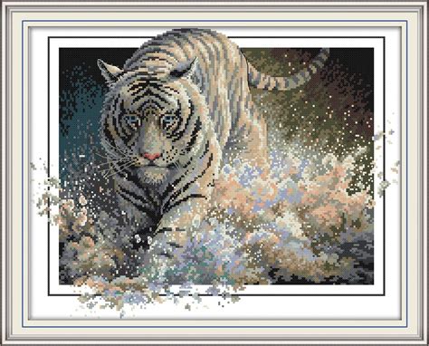 Cross Stitch Patterns Of Tigers – Free Patterns