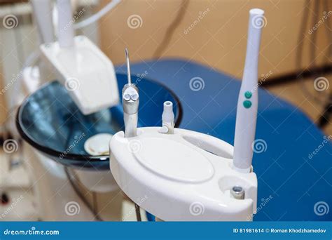 Dental Office. Equipment of Dentist, Tools, Medical Instruments. Health ...