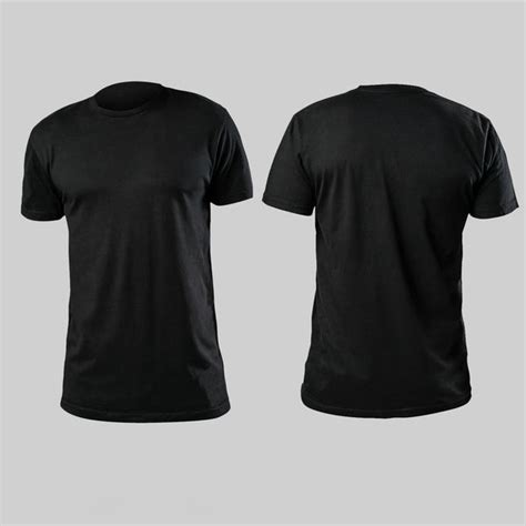 Buy blank black t shirt front and back - 59% OFF!