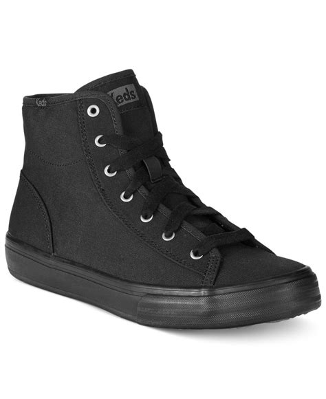 Lyst - Keds Women'S Double Up High Top Sneakers in Black