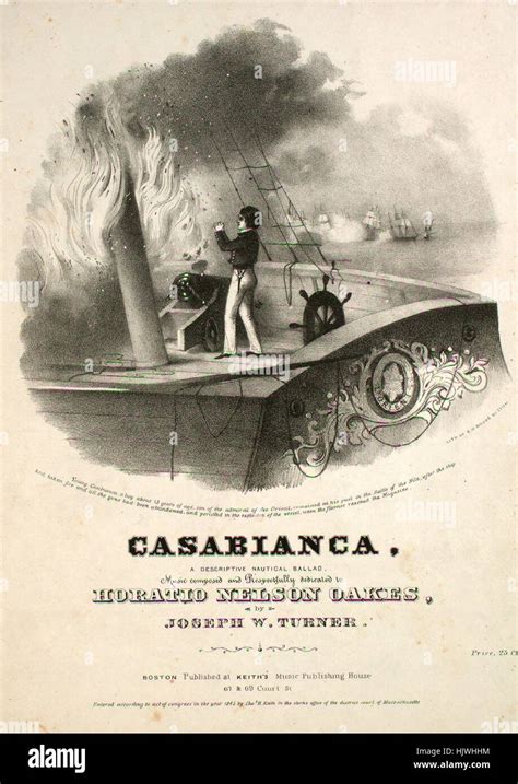 Sheet music cover image of the song 'Casablanca A Descriptive Musical ...