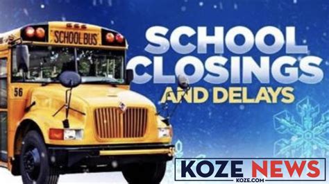 Breaking: School Closures & Delays (2/22/2023) | KOZE