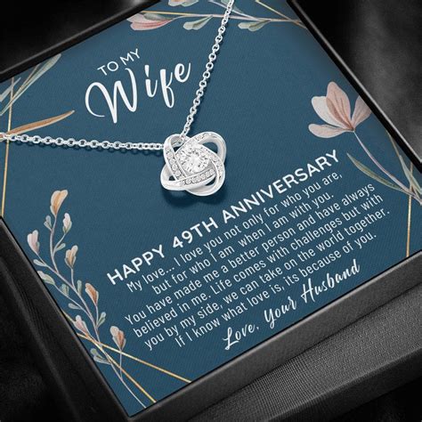 49th Anniversary Gift For Wife 49th Anniversary Gifts 49 | Etsy