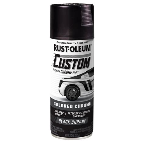 Rust-Oleum Chrome Black Premium Custom Spray Paint