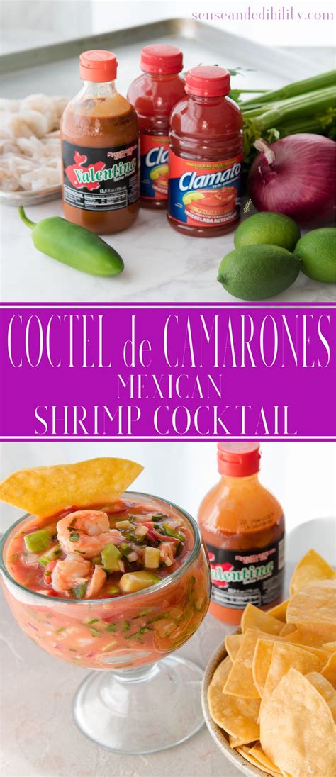 Coctel de Camarones (Mexican Shrimp Cocktail) | Sense & Edibility Mexican Shrimp Recipes ...