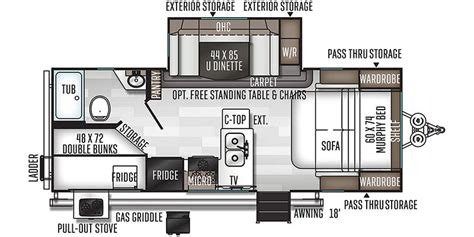 2020 Forest River Rockwood Mini Lite 2509S Travel Trailer Specs