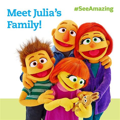 Julia’s Family Comes to Sesame Street During Autism Awareness Month ...