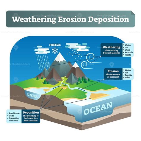 Weathering Erosion And Deposition Anchor Chart