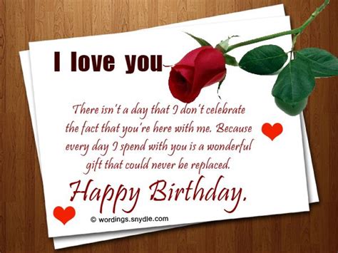 Romantic Birthday Wishes Quotes For Him - ShortQuotes.cc