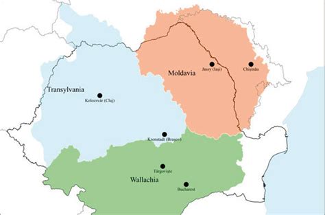 Historical regions of Romania within the present (post-1944) boundaries... | Download Scientific ...