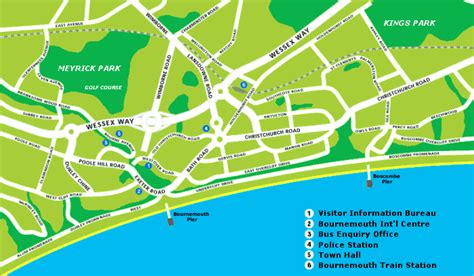 Bournemouth Map - United Kingdom