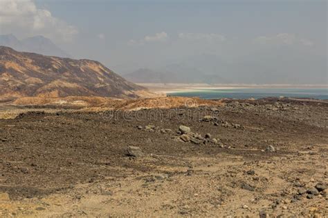 View of Lake Assal in Djibou Stock Photo - Image of africa, assal ...