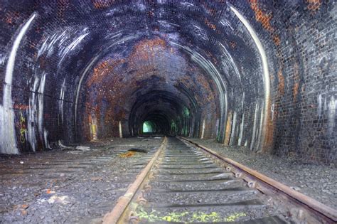 Abandoned Railway Tunnel under Dudley. Built in 1850. : rustyrails