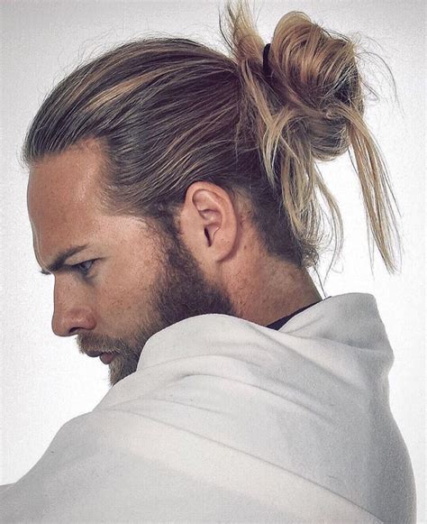 Man Buns Galore | Man bun hairstyles, Man bun haircut, Long hair styles men