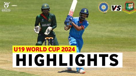 India vs Bangladesh 3rd Match Under 19 World Cup 2024 Highlights | IND ...