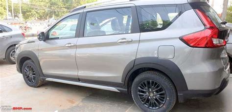 Maruti XL6 modified with 16 inch alloys, wider tyres - Details