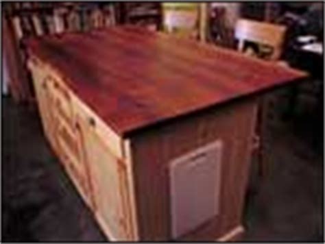 Haynes Cedar Company - Mesquite Kitchen Island Countertop