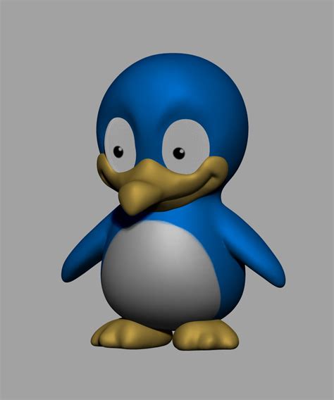 Bernat Valbuena - Cartoon Blue Penguin