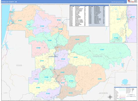 Douglas County Map